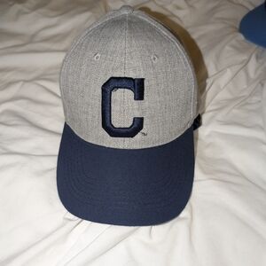 Gray and Navy Baseball Cap